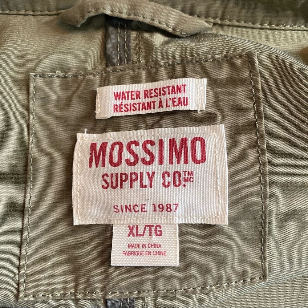 Mossimo Supply Co. Olive Green Anorak Water Resistant Utility Jacket - Picture 15 of 16